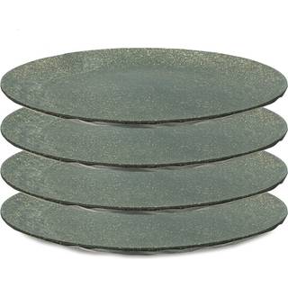 Koziol Club tallerken Ø26 cm 4-pak Nature ash grey