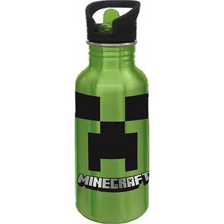 Minecraft  Aluminium Drikkedunk 545ml, Grøn