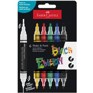 Faber-Castell Akrylmarker | Klassisk | 6 farver
