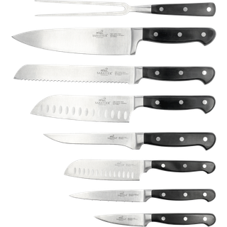 International Pluton Knivsæt 8 dele Stål/Sort