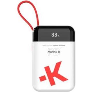 SKross Reload 20 Travel - 20.000 mAh Powerbank - Hvid - 20000 mAh