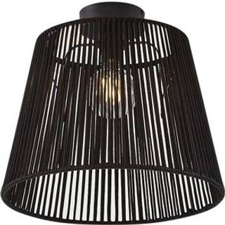 Udendørs loftslampe med sort reb IP54 - Jayla