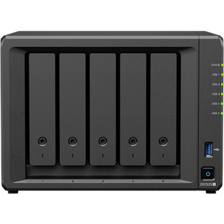 Synology Diskstation Ds1525+ Nas & Lagringsserver Ryzen Embedded V1500b 8 Gb Ddr4 0 Tb Sort
