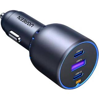 UGREEN 75w 3-Port Fast Car Charger