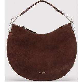 Coccinelle Sunup Suede Skuldertaske mørkebrun