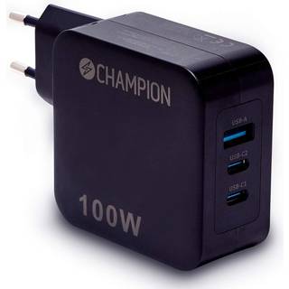 Champion 100W vægoplader med strømforsyning