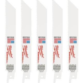 Milwaukee 48475093 Tigersavblad 8/12T, 5-pak 200 mm