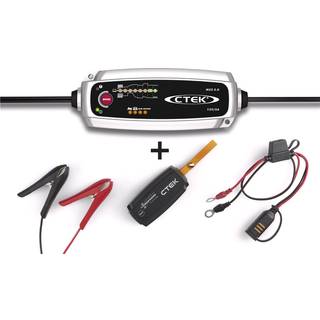 CTEK MXS 5.0 Power Kit - 12 Volt/5 Ampere elektronisk lader og Powerbank