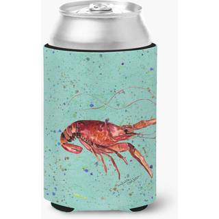 Languster p? bl?gr?n d?se eller flaske drikkevareisolator Hugger