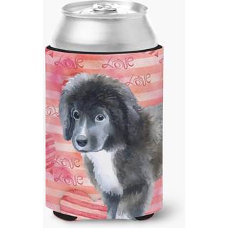 """" Caroline's Treasures Newfoundland Puppy Love Decorative Can Hugger Multicolor """"
