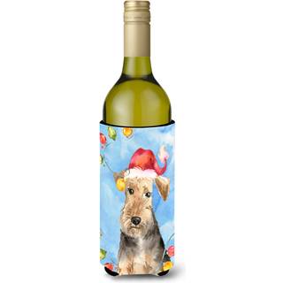 """"Carolines Treasures CK2498LITERK Christmas Lights Welsh Terrier Wine Bottle Hugger kold-drik-koozies 750 ml Multicolor""""