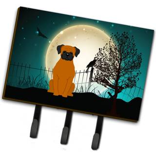 """" Caroline's Treasures Halloween Scary Fawn Boxer Leash eller Key Holder BB2305th68 Triple """"