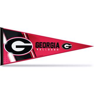 Rico Industries NCAA Georgia Bulldogs Primær 12 """" X 30 """" Felt Wall D? Cor Pennant - fantastisk til hjem/soveværelse/mand Cave D? Cor