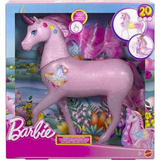 Barbie Sparkling Lights Interaktiv enhjørning med lyd og lys