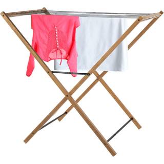 Fritstående tørrestativ med snore Nemt at flytte fra rum til rum