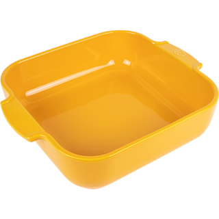 Peugeot Appolia Auflaufform quadratisch 28 cm safrangelb - Keramik - Gelb