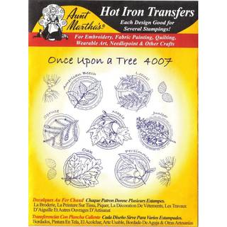 Once Upon a Tree Tante Marthas Hot Iron Embroidery Transfer