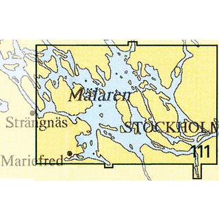 Nautical chart No 111 Mälaren East (Mälaren Öst)