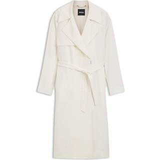 Trenchcoat med stofbælte