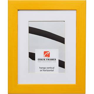 Craig rammer Colori 12 x 16 tommer gul billedramme matet for at vise et 8 x 12 tommer foto