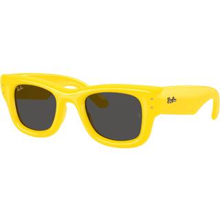 Ray - Ban Unisex RB4940 WAYFARER PUFFER 683087 Solbriller Nylon Gul Sort Firkantet Normal