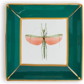 La DoubleJ Serving And Trays - 'Libellula', trinket tray, green in MULTICOLOUR Porcelain