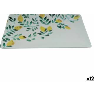 Snack bakke La Mediterránea Citron 25 x 15 x 2 cm (12 enheder)