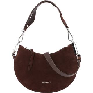 Coccinelle Sunup Suede Skuldertaske mørkebrun