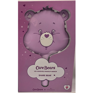 Impressions Vanity Care Bears Grumpy LED H?ndholdt Makeup Spejl til Skrivebord Oplyst Rejse Makeup Spejl med aftagelig st?ende base Ultra Bright