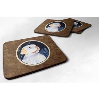 """" Caroline's Treasures SS8356FC Starry Night Clumber Spaniel Foam Coasters Set p? 4 (S?t p? 4) 3.5 """" ""H X 3,5"" """" ""W multicolor"" ""