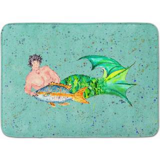 """" Caroline's Treasures Merman Floor Mat 19 """" """" X 27 """" """" Multicolor """"