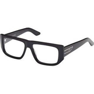 GCDS Unisex GD5036 001 Optiske stel Acetat Sort Firkantet Normal