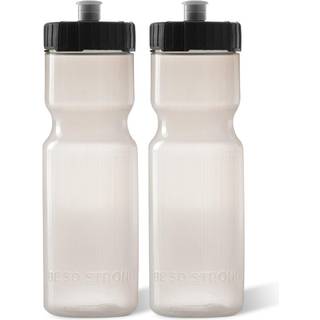 50 stærke sportspres vandflaske 2 pakke - 22 oz. BPA gratis let åben push/pull cap - USA lavet (klar)