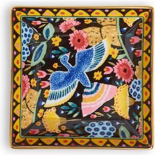 La DoubleJ Serving And Trays - 'Colombo' trinket tray, black in BLACK Porcelain