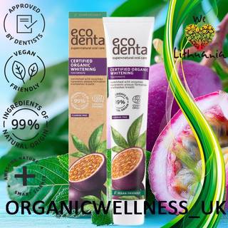 Ecodenta Certified Organic Blegende tandpasta 75 ml - 75 ml