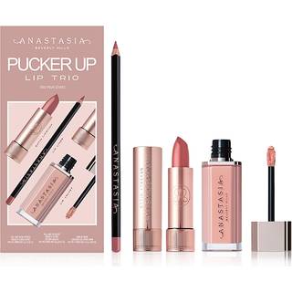 Anastasia-Beverly-Hills Laeber LipstickPucker Up Lip Trio Lip Liner Dusty Rose 1,14 gr. + Satin Lipstick Dusty Rose 3 gr. + Lip Velvet Kiss 3,5 gr. 1 Stk. (329,00 kr / 1 stk.) - 1 Stk.