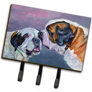 """" Carolines skatte 7332th68 Saint Bernard Whisperer snor eller nøgleholder stor flerfarvet """"