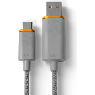 Scuf USB-C Gaming Kabel 3.6m - Lysegrå