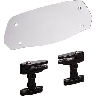 Puig 6319H Light Smoke 230mm x 90 mm Multi-justerbar klip-on visir