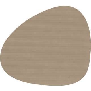 LIND DNA Corduroy dækkeserviet curve L Clay Brown