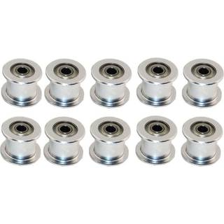 3Dman GT2 16 tandls boring 3 mm aluminium tandremslberremskive til 6 mm bredde tandrems 3D-printere (10 stk)