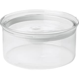 RIG-TIG STORE-IT opbevaringsglas med låg grå 0,8 liter