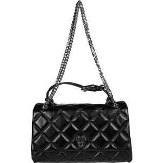 The Quilted Dual Convertible Skuldertaske, Black