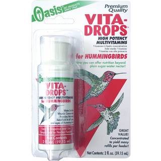 Oasis Hummingbird Vita Drops High Potency Multivitamins - Wild Bird Ern?ringstilskud Fremmende str?lende farve & fjerning Revitaliserer indg?ende