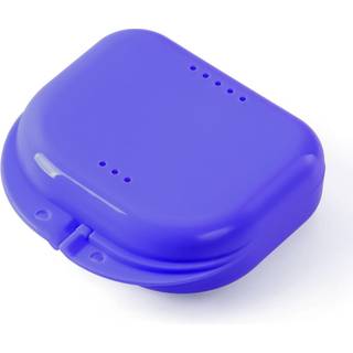 JMU Repainter Case med udluftningshuller Mundbeskyttelsessag Tandlagringscontainer Dark Purple