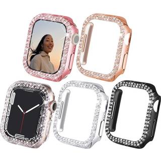 NewWays 5-Pack Bling Cases Kompatible til Apple Watch 38mm Series 1 2 3 Sparkling Diamonds Glitter Crystal Rhinestone Protective Bumper til iWatc