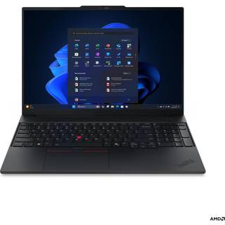 Lenovo ThinkPad E16 Gen 3 (AMD) AMD Ryzen™ 7 250 Laptop 40,6 cm (16) WUXGA 16 GB DDR5-SDRAM 512 GB SSD Wi-Fi 6E (802.11ax) Windows 11 Pro Tysk Sort