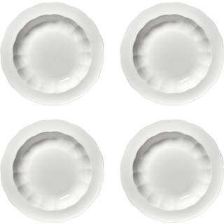 Serax Silhouette dyb tallerken M Ø23,7 cm 4 stk White