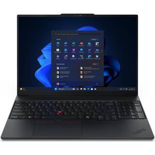 Lenovo ThinkPad E16 Gen 3 (Intel) Intel Core Ultra 7 255H Laptop 40,6 cm (16) WUXGA 32 GB DDR5-SDRAM 1 TB SSD Wi-Fi 6E (802.11ax) Windows 11 Pro Tysk Sort