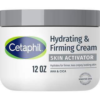 Cetaphil Skin Activator fugtgivende og opstrammende kropscreme 12 oz mandelsyre (AHA) og Centella Asiatica (CICA) creme fugter og opstrammer aldr